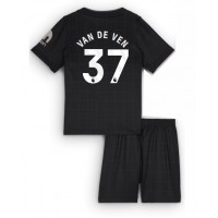 Tottenham Hotspur Micky van de Ven #37 Vonkajší Detský futbalový dres 2025-26 Krátky Rukáv (+ trenírky)